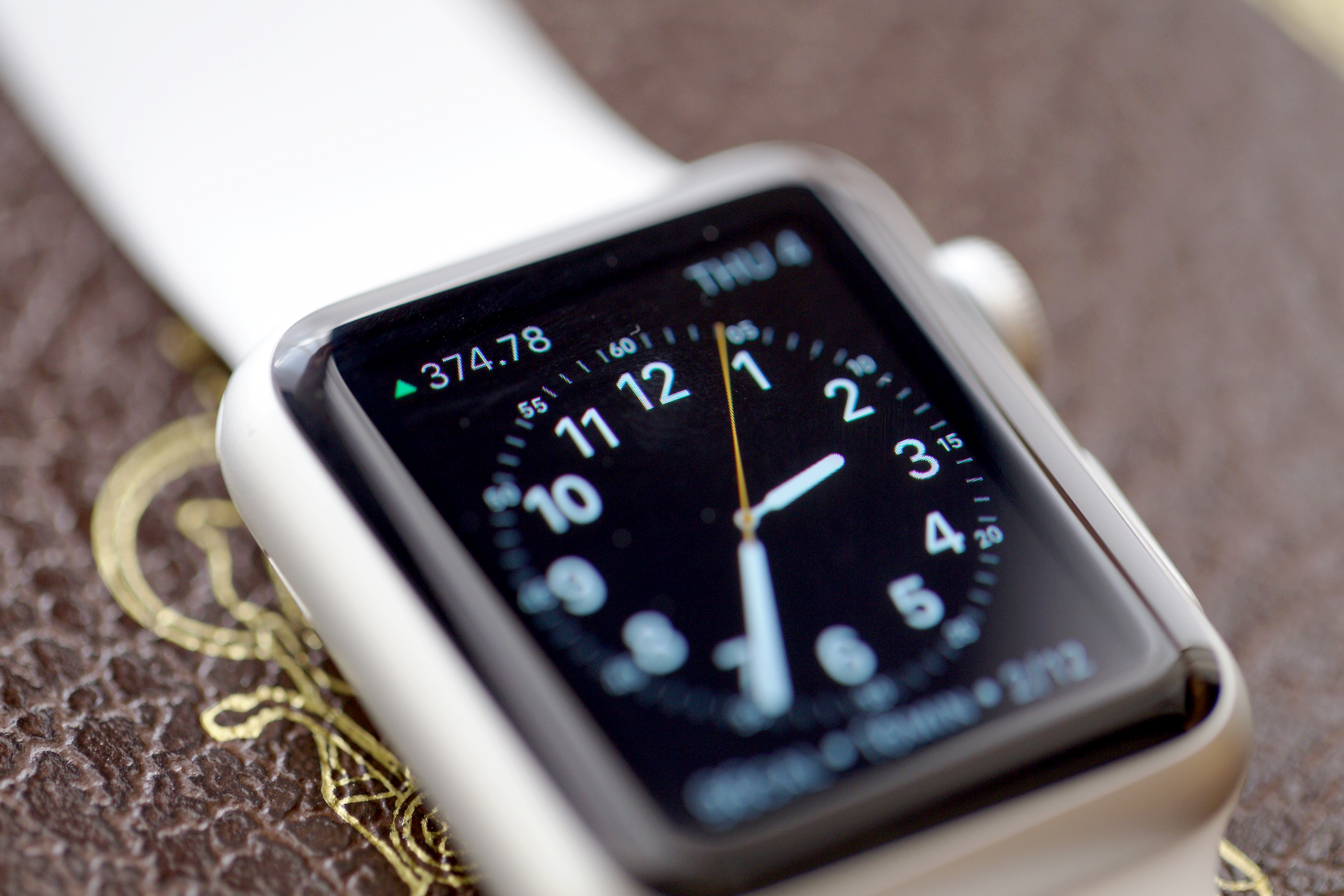 Utility Face with Bitcoin Complication on Apple Watch